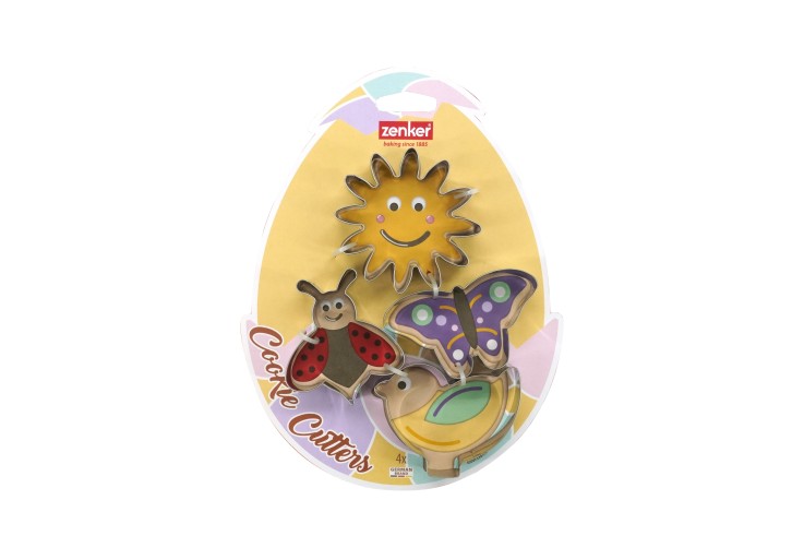 Emporte-pièces de Pâques en inox - lot de 4