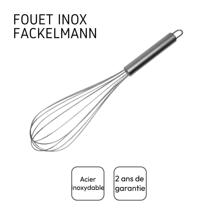 Fouet de cuisine et de pâtisserie Elemental en inox - 32 cm