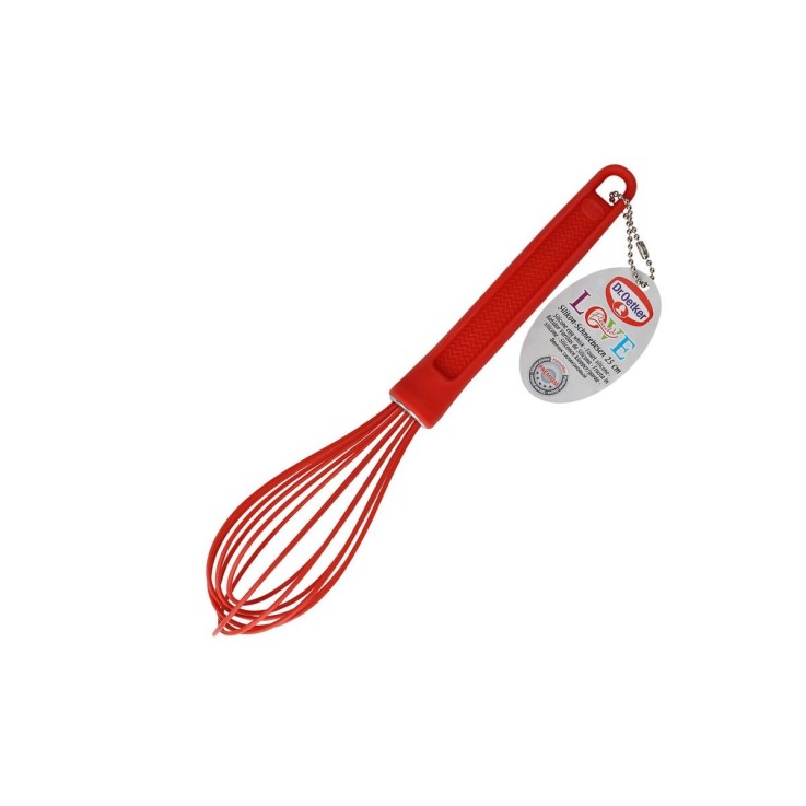 Fouet Flexxibel Love en silicone - 25 cm - rouge