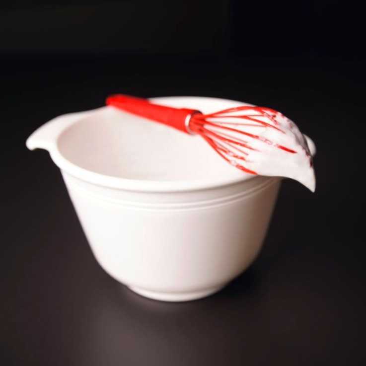 Fouet Flexxibel Love en silicone - 25 cm - rouge