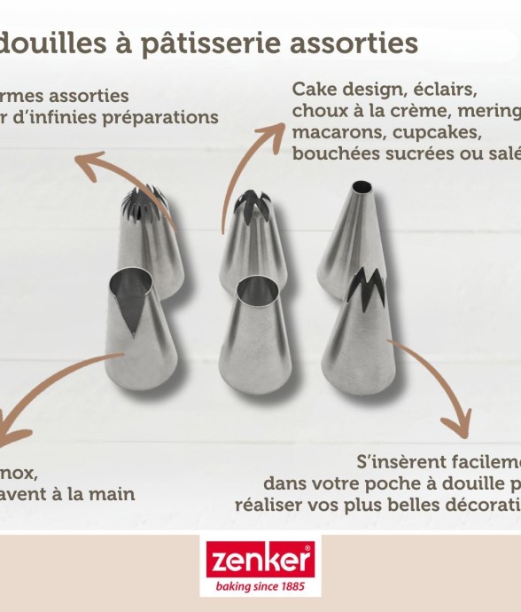 Lot de 6 douilles à...