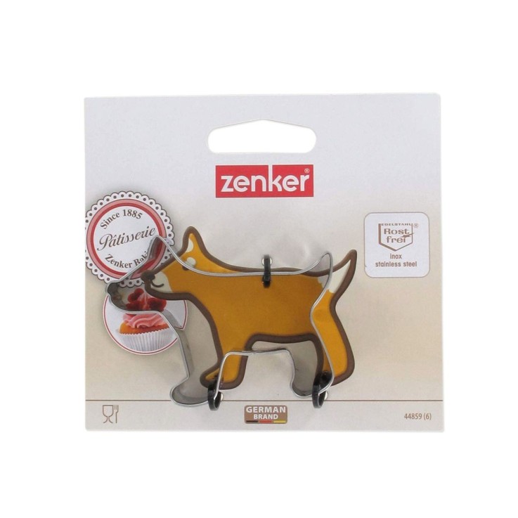 Emporte-pièce loup en inox - 7 x 5,3 cm