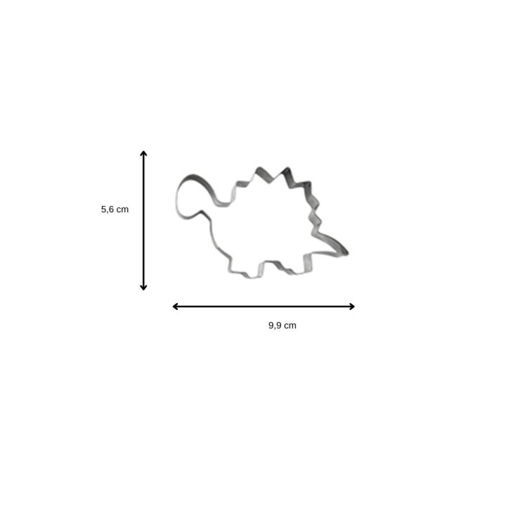 Emporte-pièces dinosaure en inox - lot de 4