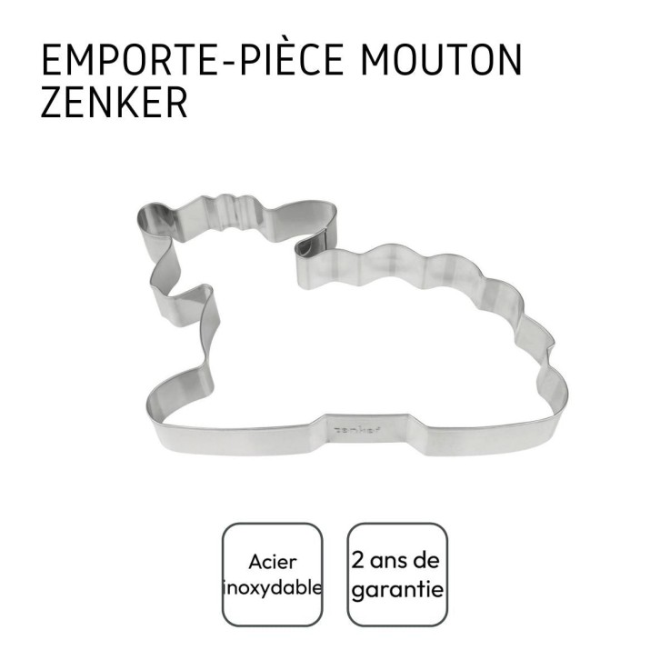 Emporte-pièce agneau en inox