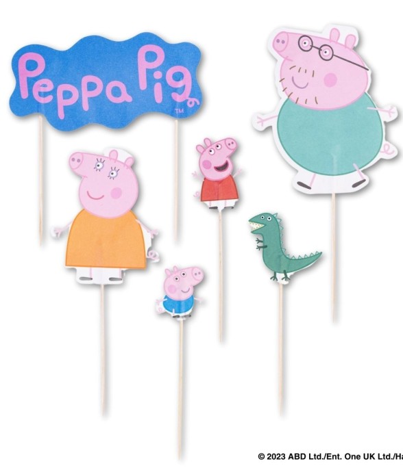 Piques à gâteau Peppa Pig...