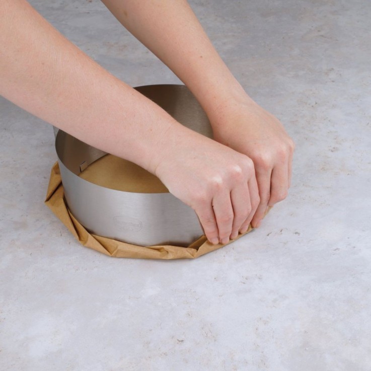 Cercle à pâtisserie Varino en inox - 16 à 30 cm