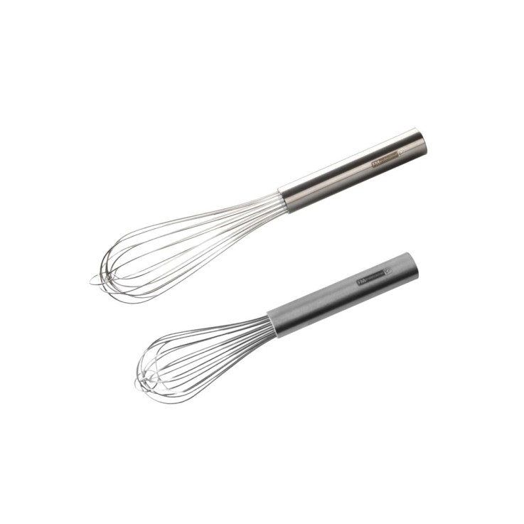 Lot de 2 fouets en inox - 25 cm et 30 cm
