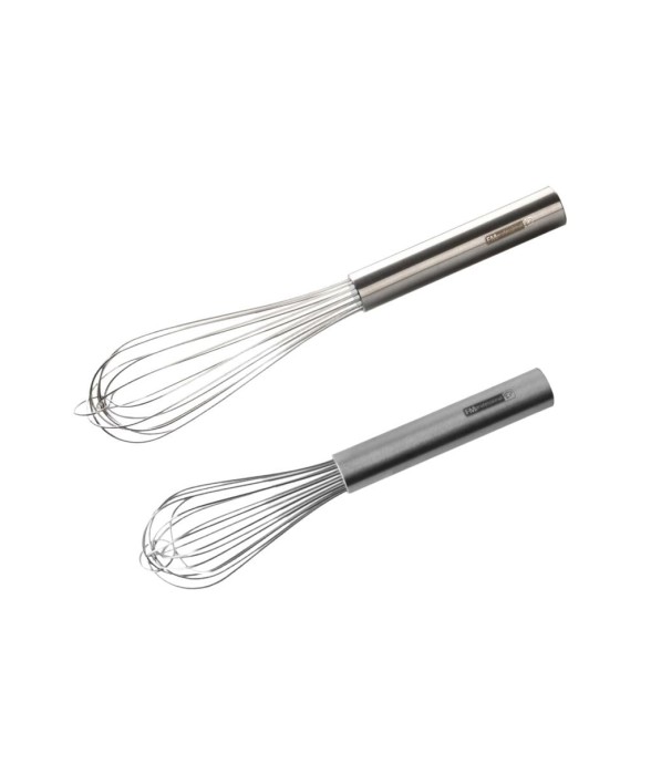 Lot de 2 fouets en inox -...