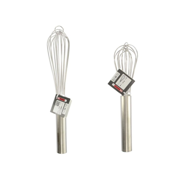 Lot de 2 fouets en inox - 25 cm et 30 cm