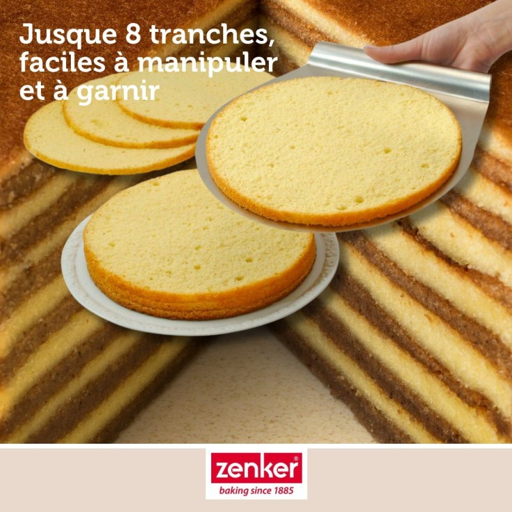 Cercle à pâtisserie Smart Pastry en inox - 26 à 28 cm