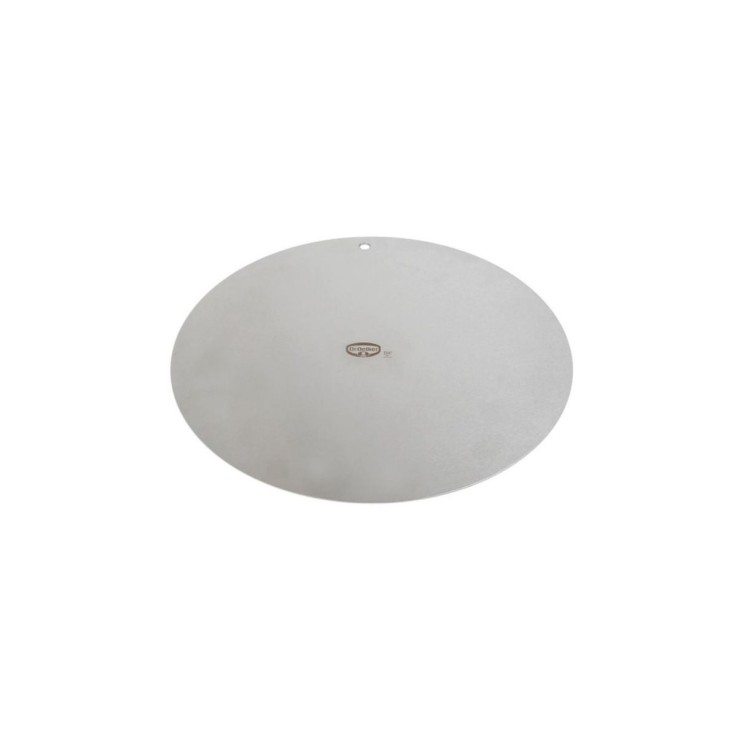Plateau de présentation pour gâteau rond en inox - 32 cm