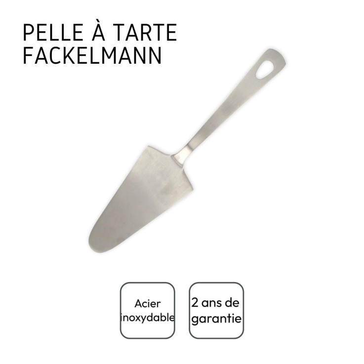 Pelle à tarte en inox - 25 cm