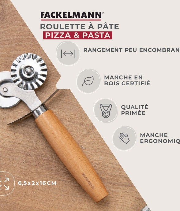 Roulette coupe-pâte double...