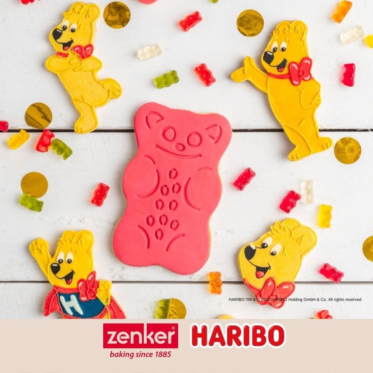 Lot de 3 emporte-pièces oursons en inox