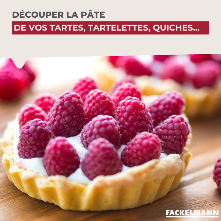 Roulette à pâte en inox - 18 cm