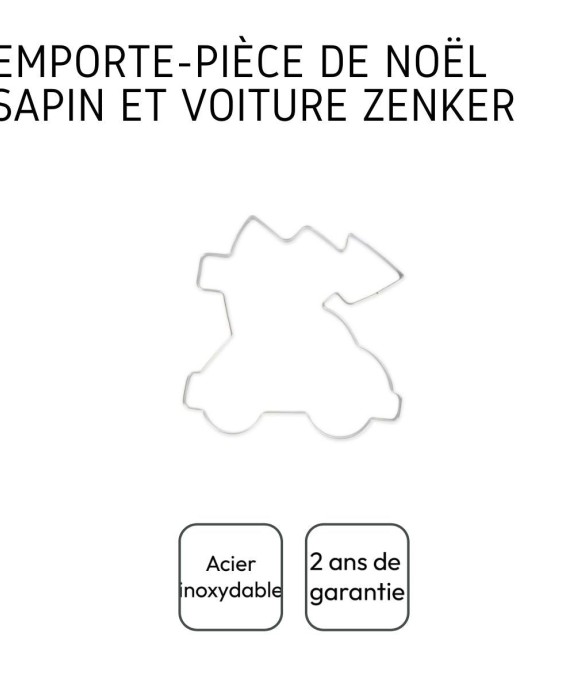 Emporte-pièce en inox -...
