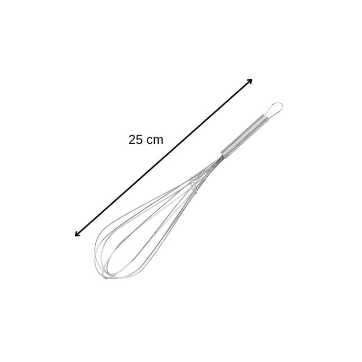 Fouet en inox - 25 cm