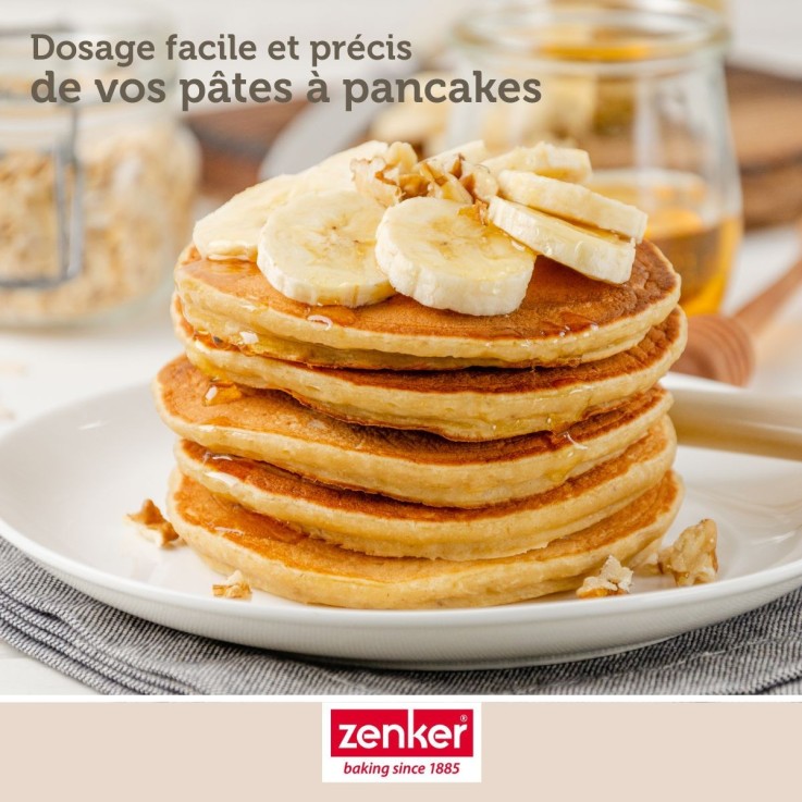Verseur de pâte à gâteau en inox - 16 cm