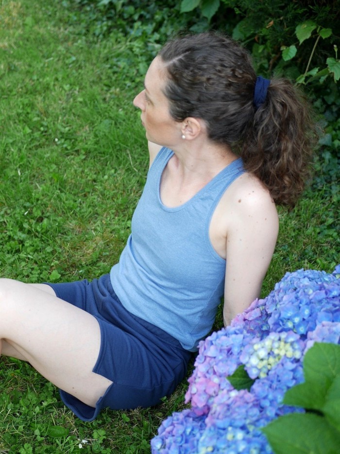 Pyjama Short Vanneau Matière Recyclée
