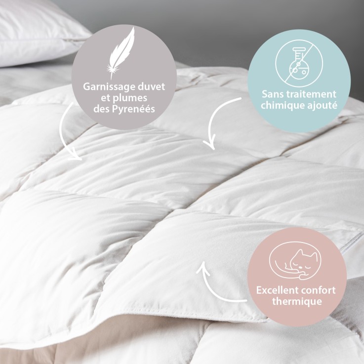 Couette Enfant Lanaï en Duvet et Plumes - Très chaud