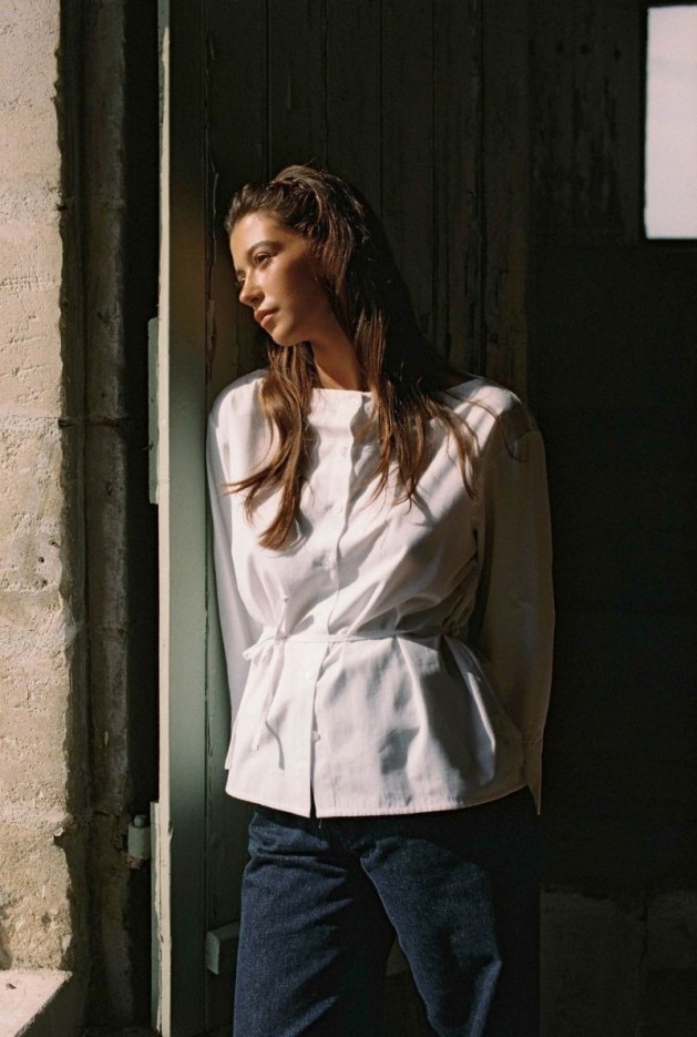 Chemise Olivia Blanc en Coton Bio