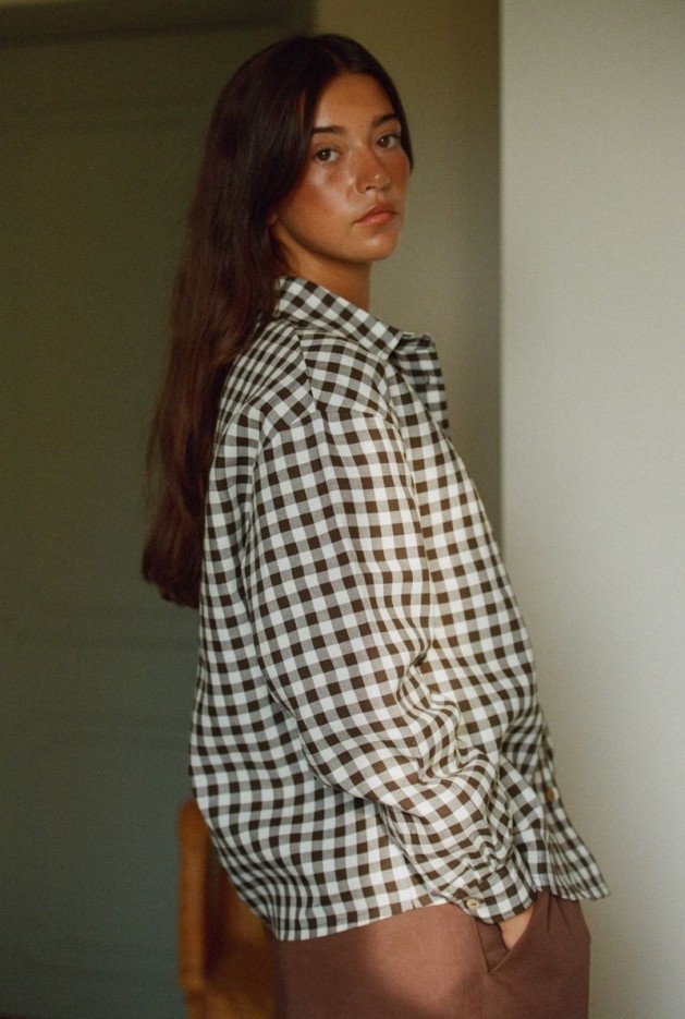 Chemise Camila Vichy en Coton Bio