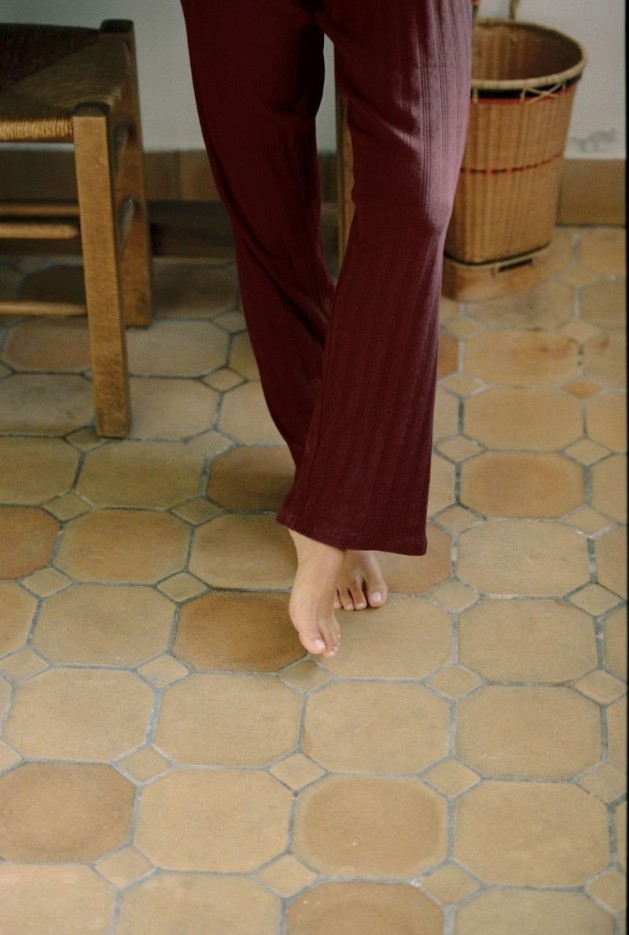 Pantalon Maud Raisin en Coton Bio