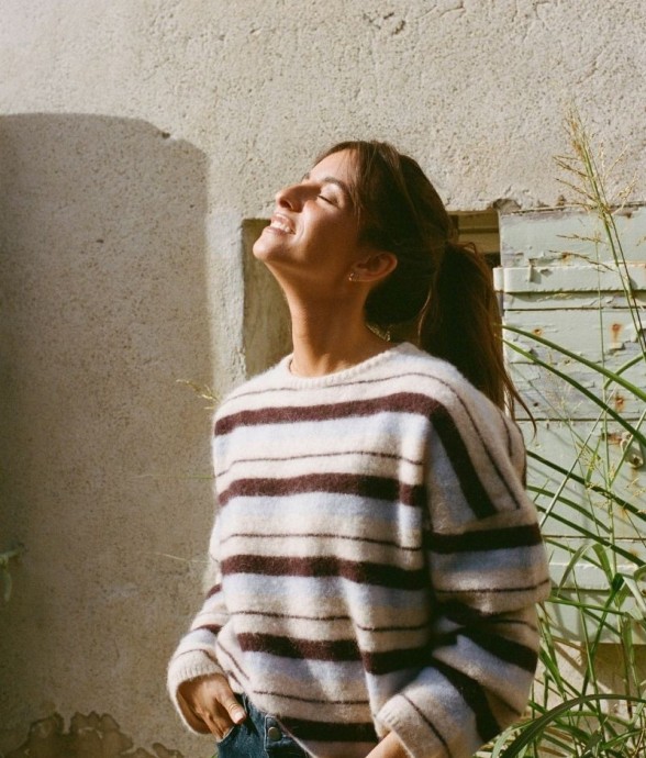 Pull Fred Rayures en Laine...