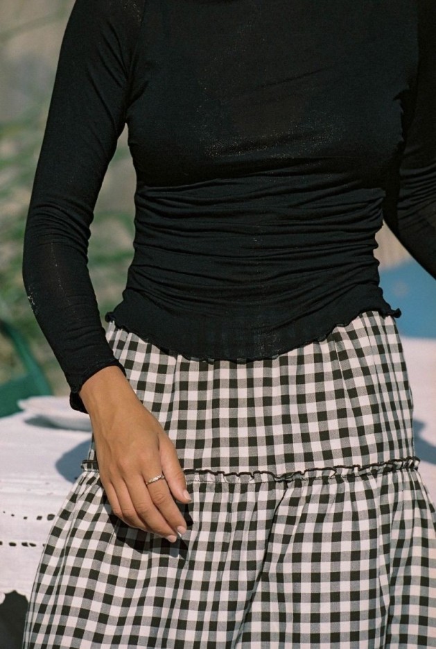Top Dora Noir en Viscose