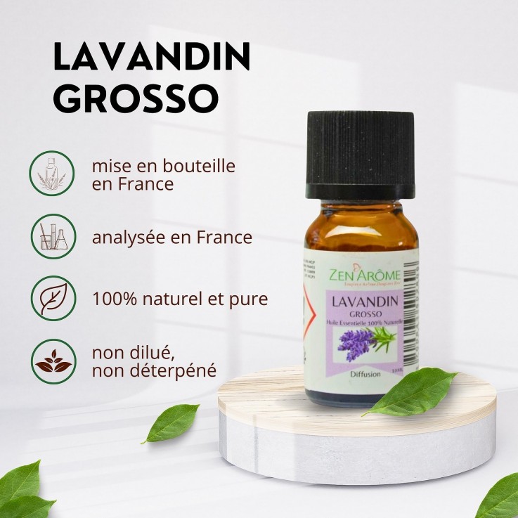 Huile essentielle de lavandin grosso - 10 ml
