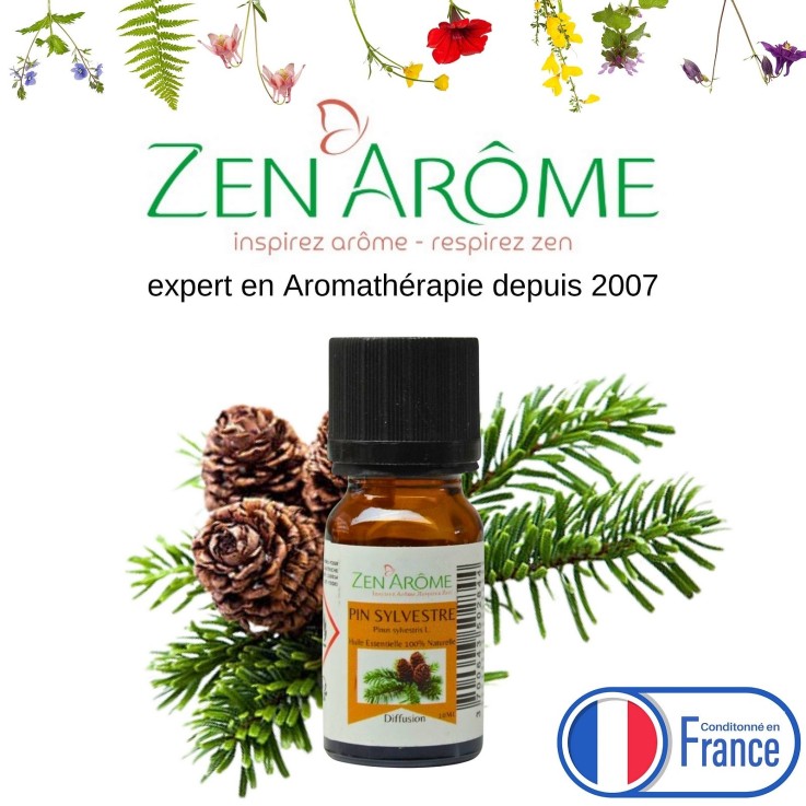 Huile essentielle de Pin sylvestre 100 % pure - 10 ml