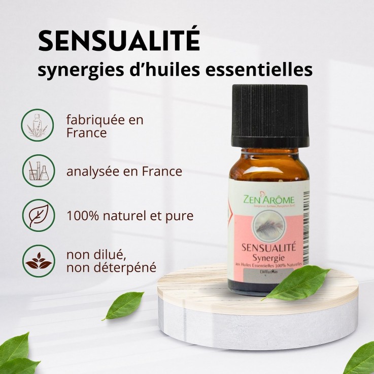 Synergie d’huiles essentielles Sensualité - 10 ml