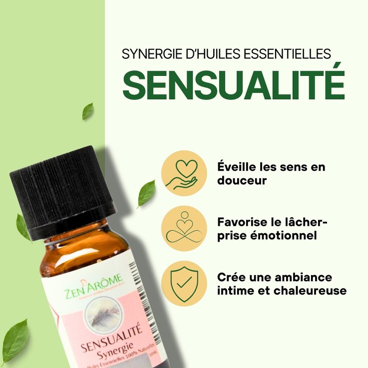 Synergie d’huiles essentielles Sensualité - 10 ml