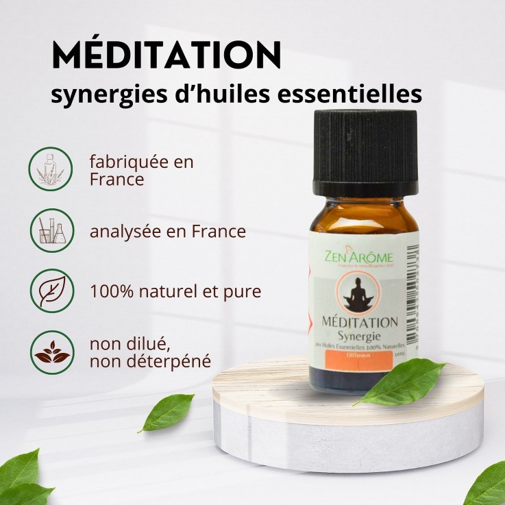 Synergie d’huiles essentielles Méditation - 10 ml