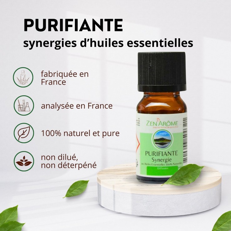 Synergie d’huiles essentielles purifiante - 10 ml