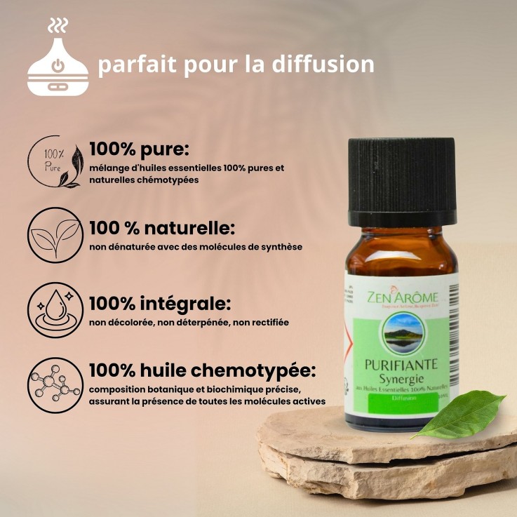 Synergie d’huiles essentielles purifiante - 10 ml