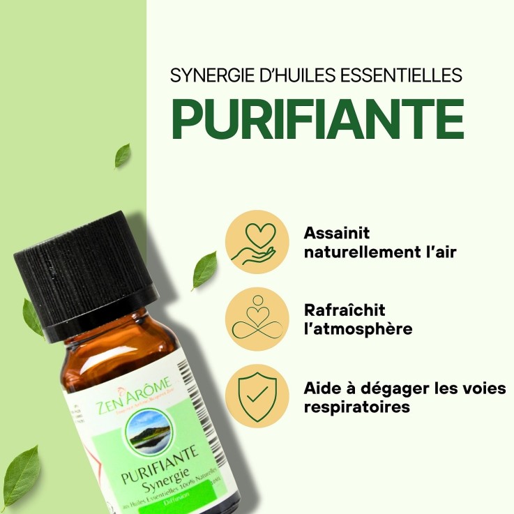 Synergie d’huiles essentielles purifiante - 10 ml