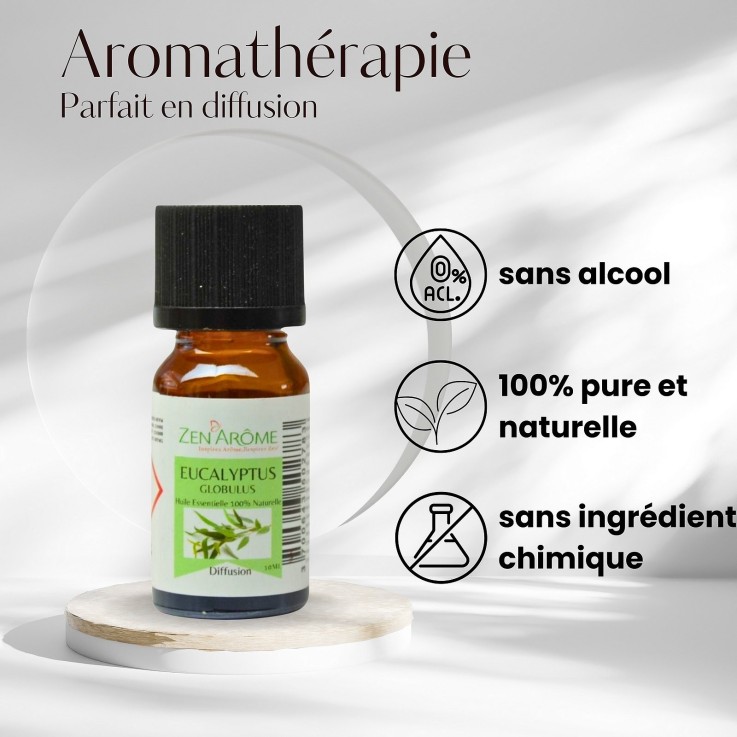 Huile essentielle d’eucalyptus globulus 100 % pure - 10 ml
