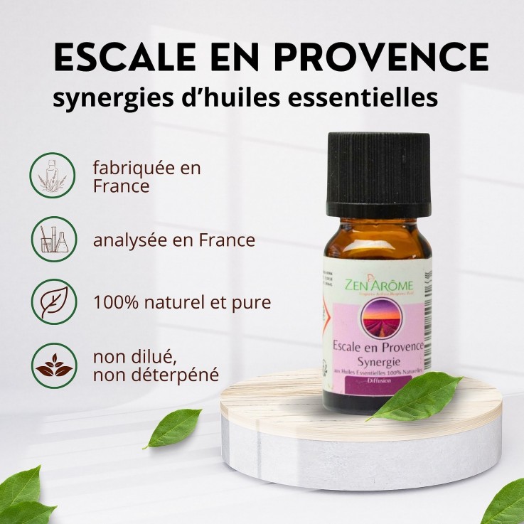 Synergie d’huiles essentielles Escale Provence - 10 ml