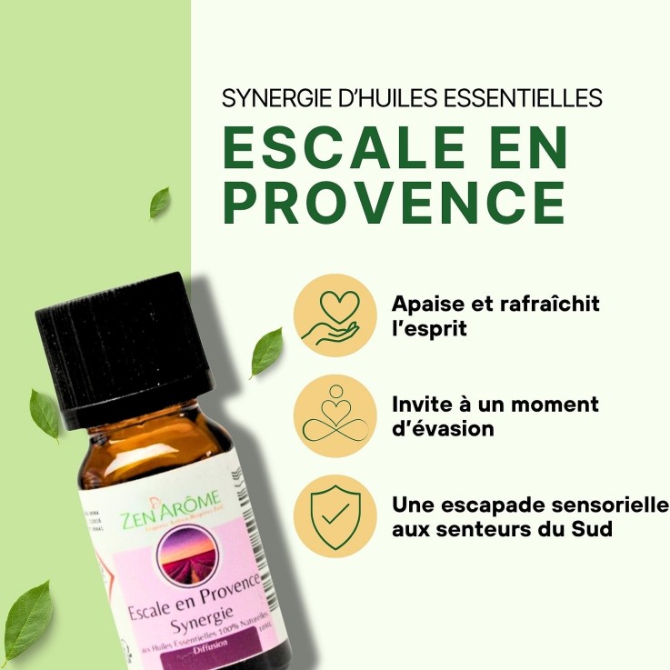 Synergie d’huiles essentielles Escale Provence - 10 ml