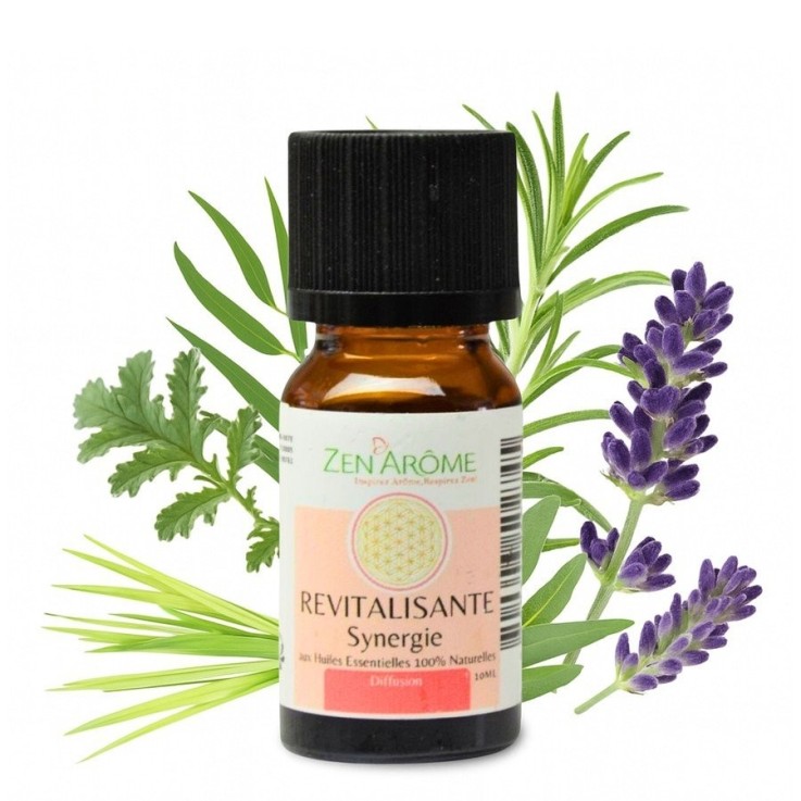 Synergie d’huiles essentielles revitalisante - 10 ml