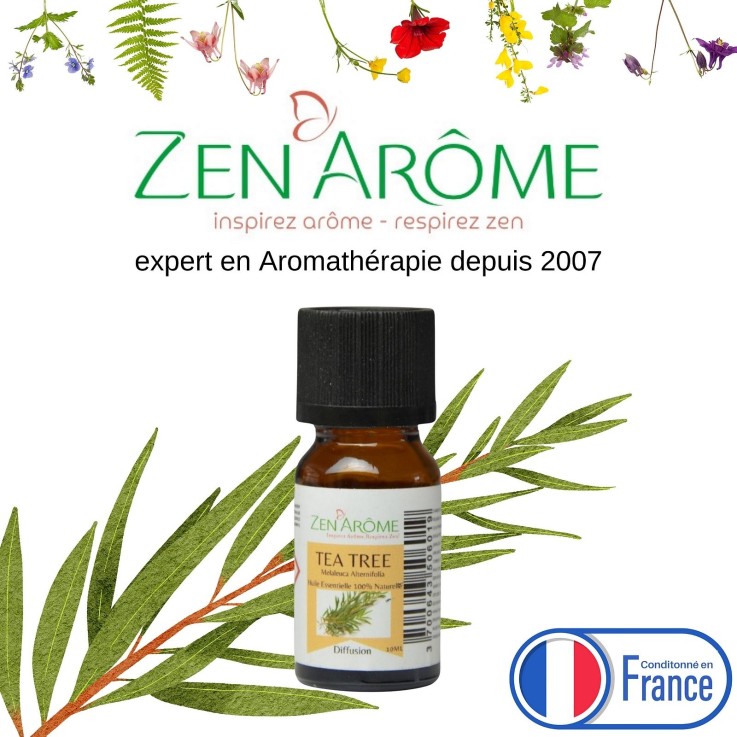Huile essentielle d’arbre à thé pure et naturelle - 10 ml