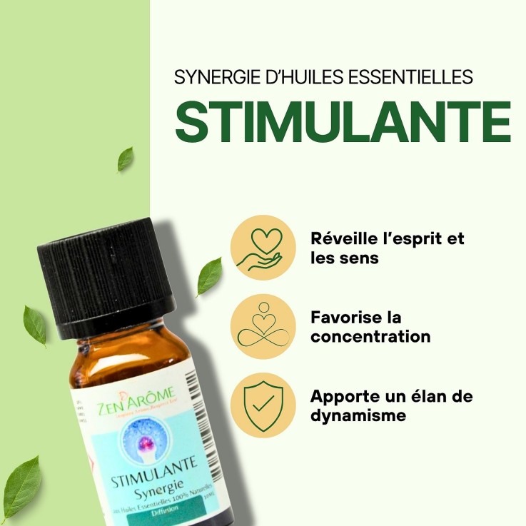 Synergie d’huiles essentielles stimulante - 10 ml