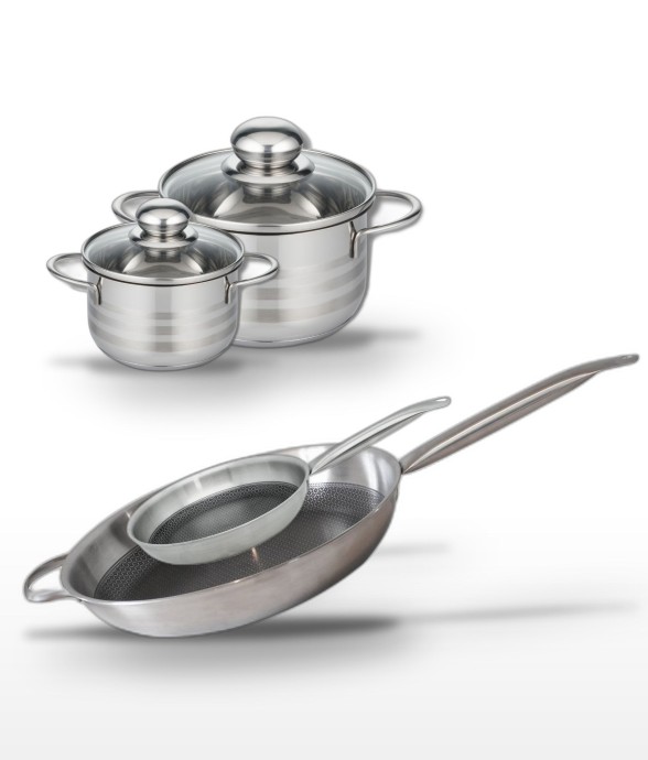 Batterie de cuisine Relief...