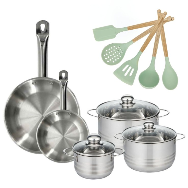 Batterie de cuisine Etherna en inox - 16 à 28 cm