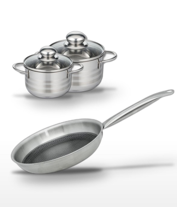 Batterie de cuisine Relief...