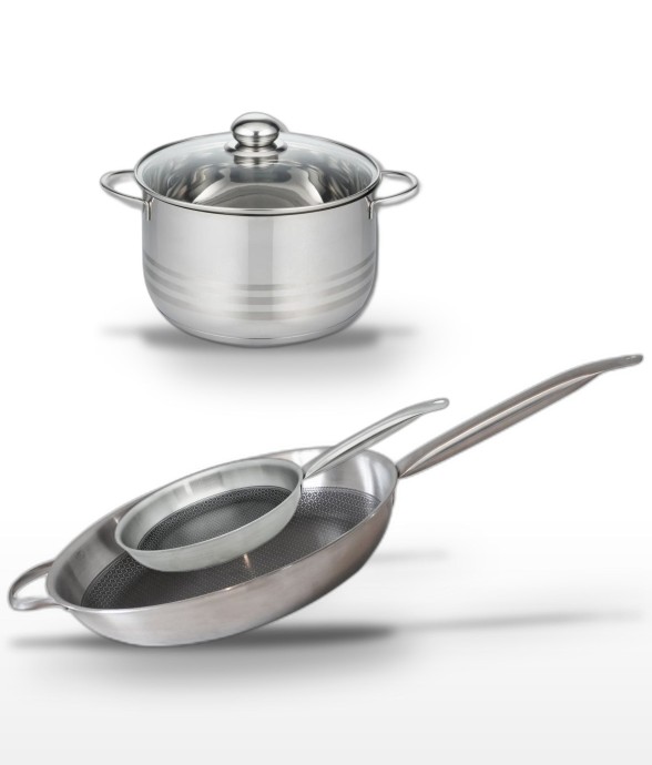 Batterie de cuisine Relief...