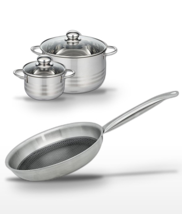 Batterie de cuisine Relief...
