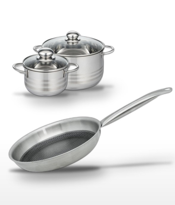 Batterie de cuisine Relief...