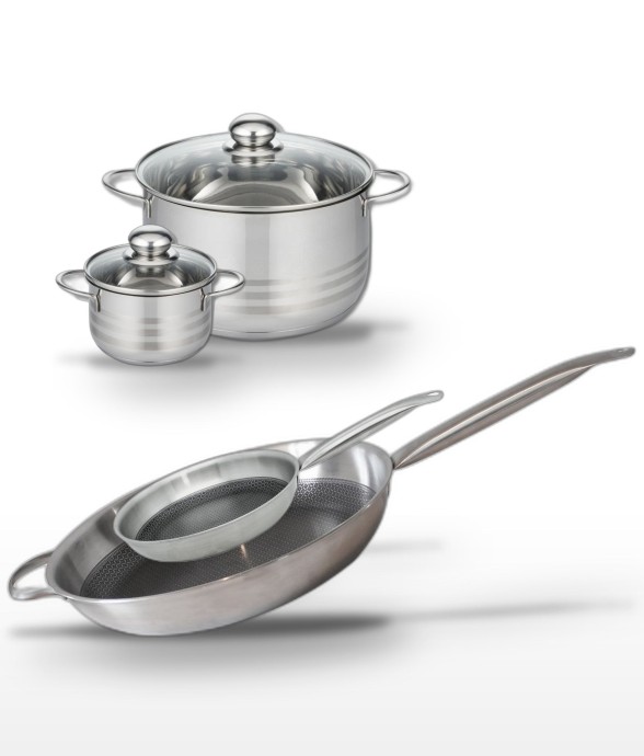 Batterie de cuisine Relief...